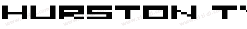 HURSTON TYPE Regular字体转换